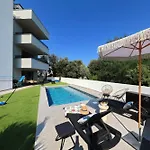 Robell Privater Garten Beheizter Pool Strandnaehe Lägenhet *